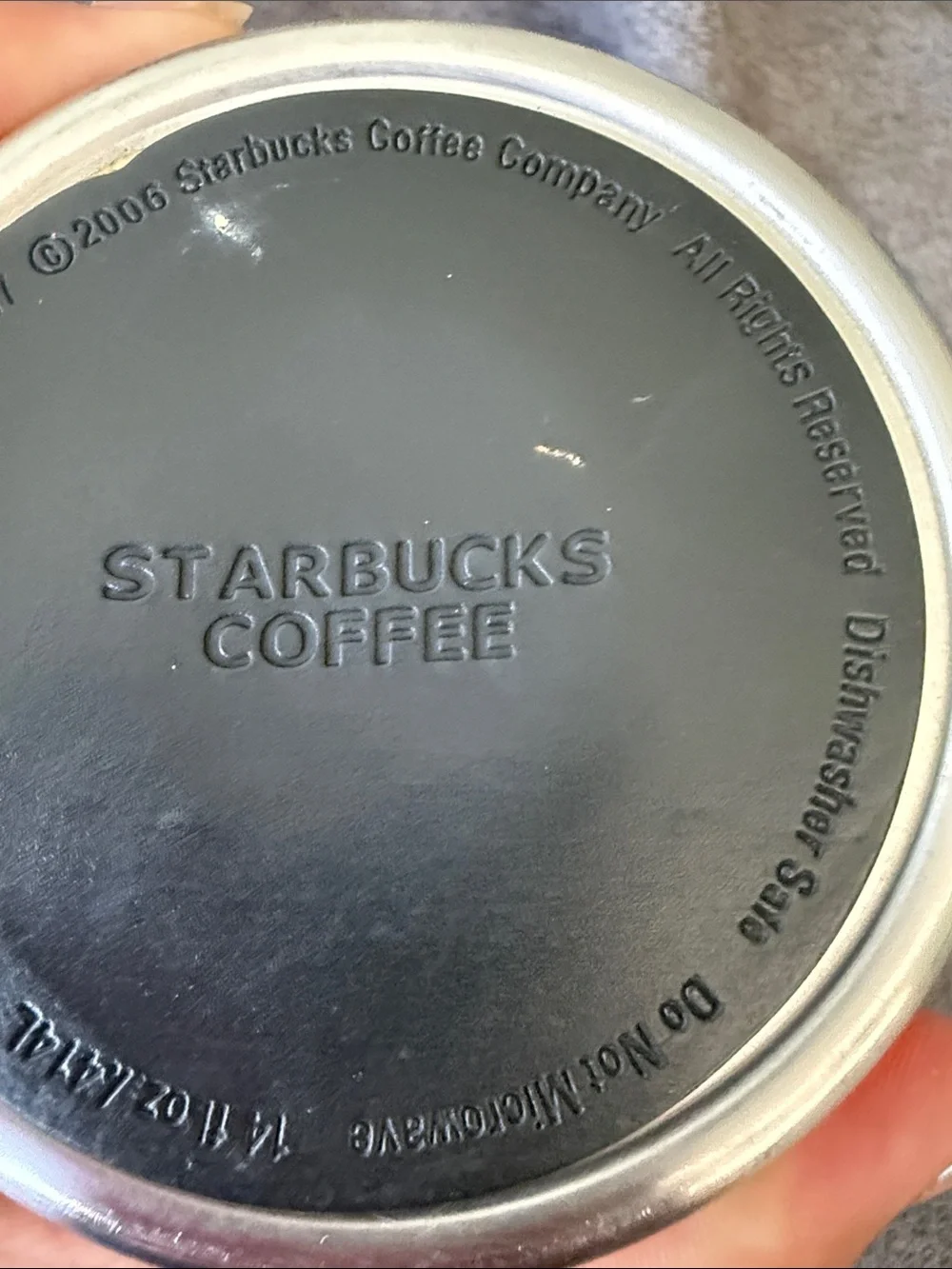 Starbucks minimalist Coffee Ceramic Travel Mug with Stainless Base